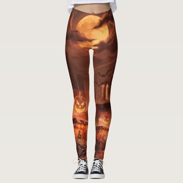 Legging Dia das Bruxas (Frente)