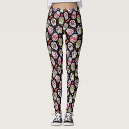 Legging Dia das Pernas de Moda de Pop