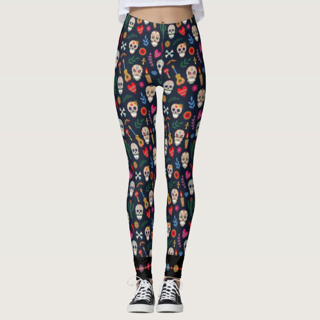 Legging Dia De Los Muertos (Frente)