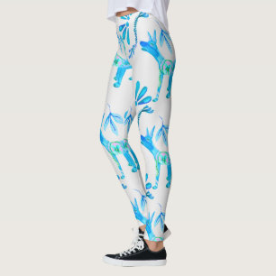Legging Dia De Los Muertos - Cachorro e Colírio Decorativo