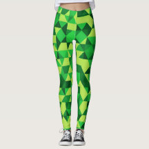 Dia de São Patrício de padrão geométrico verde