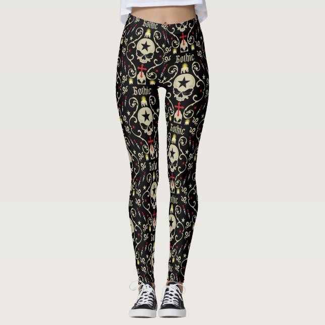 Legging Dia do gótico 22 de maio (Frente)