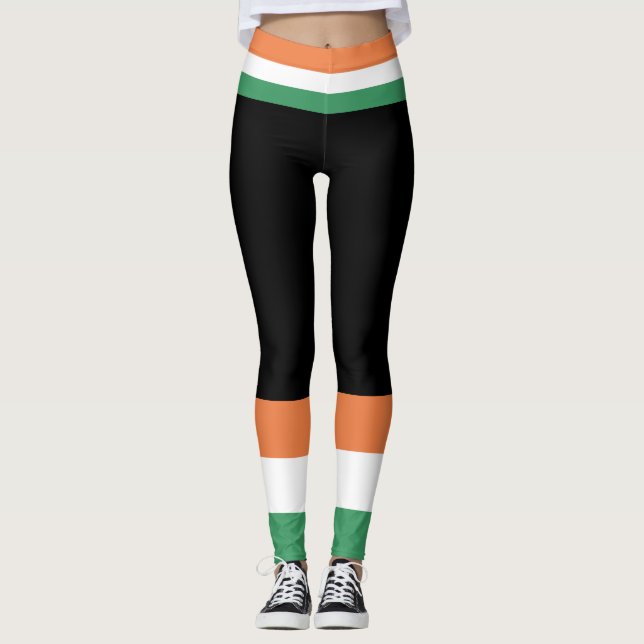 Legging Dia do Pai das Ruas. Ireland Flag. (Frente)