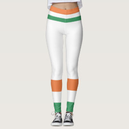 Legging Dia do Pai das Ruas. Ireland Flag.