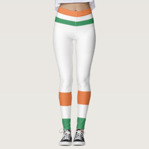 Legging Dia do Pai das Ruas. Ireland Flag.