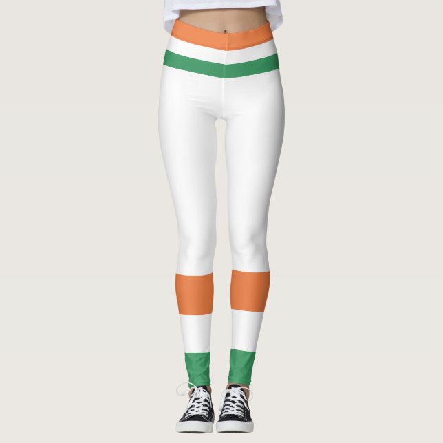 Legging Dia do Pai das Ruas. Ireland Flag. (Frente)