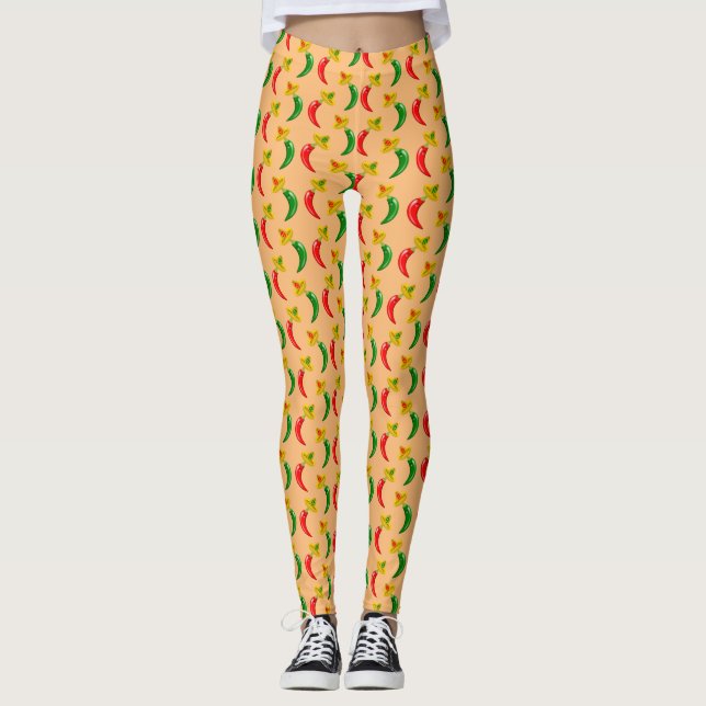 Legging Dia dos Mortos do Chilis Mexicano Patternado (Frente)