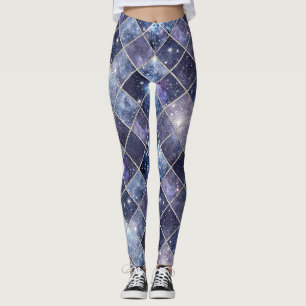 Legging Diamante em Azul Meia-Noite - Noite Estrelada (2)
