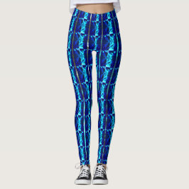 Legging Diferente azul, diferente vertical listrado