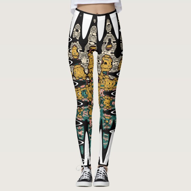 Legging digital art birds (Frente)