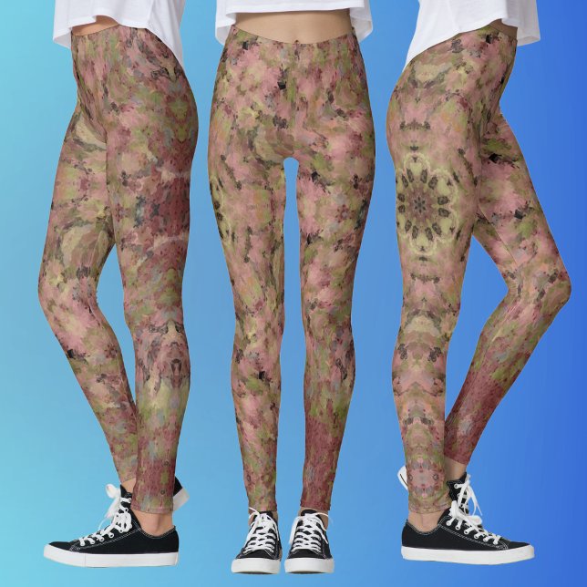 Legging Digital Mandala Red Yellow e Brown (Criador carregado)