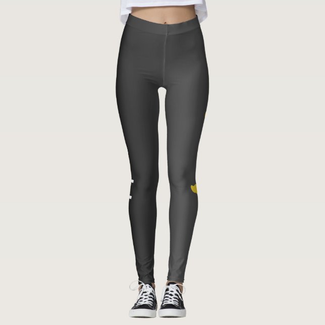 Legging Dinâmico de Esportes de Alto Desempenho (Frente)