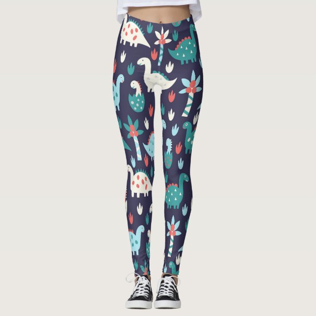Legging Dinossaur Adventure Design (Frente)