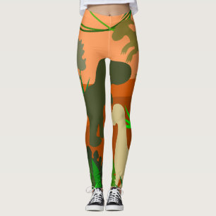 Legging Dinossauros na Natureza