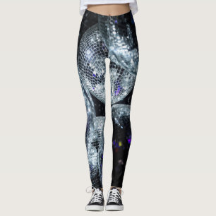 Legging Disco Balls: Atmosfera de Partido Escuro