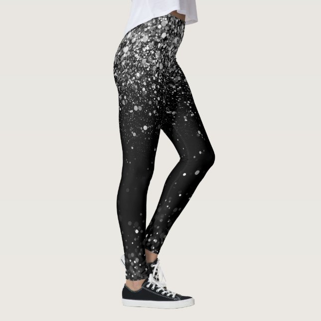 Legging Disco Prata Glam  (Direita)