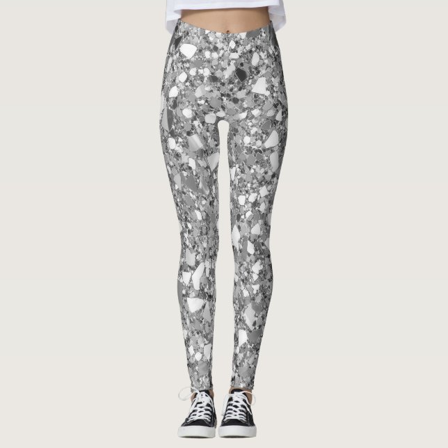Legging Disco Silver Glam (Frente)
