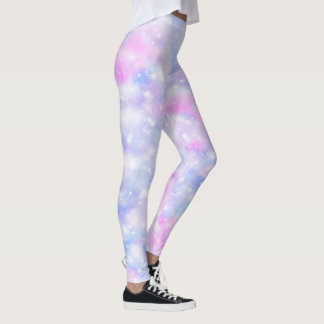 Legging Disparador de Nuvens de Pastel Gradiente Estético