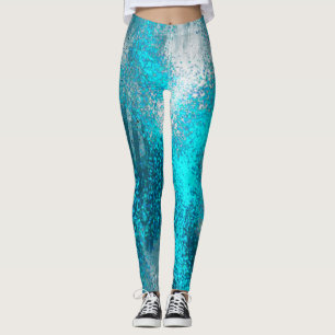 Legging Dispersores Azuis Luminosos