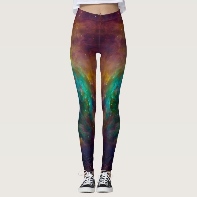 Legging Distribua o treino em Caos em Órion (Frente)