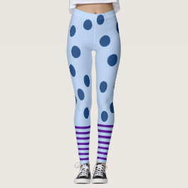 Legging Diversão Azul e Roxo