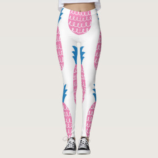 Legging Diversão de abacaxi, Design de Vintage sem costura