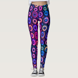 Legging Diversão Negra Halloween Negra Monstro Roxo Olhal