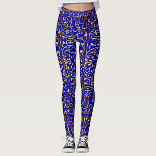 Legging Divertido Abstrato Artsy