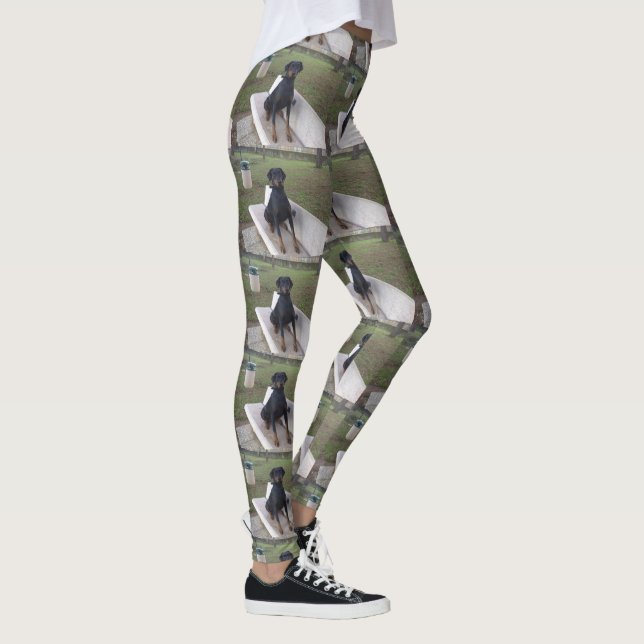 Legging doberman pincher sentado (Direita)