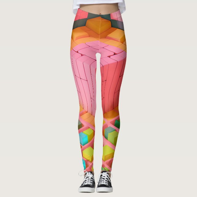 Legging Doce de cor clara (Frente)
