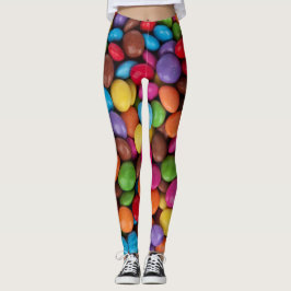 Legging Doces Coloridos, Botões Doces, Doces, Comida