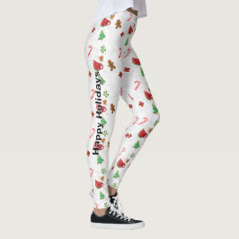 Legging Doces de Natal Personalizáveis