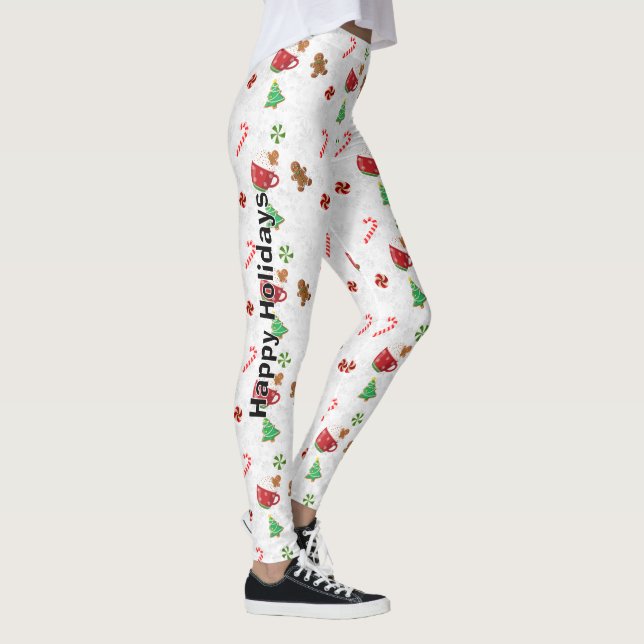 Legging Doces de Natal Personalizáveis (Direita)