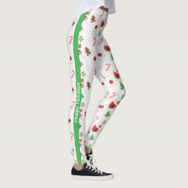 Legging Doces de Natal Personalizáveis