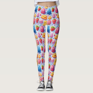 Legging Doces engraçados e engraçados