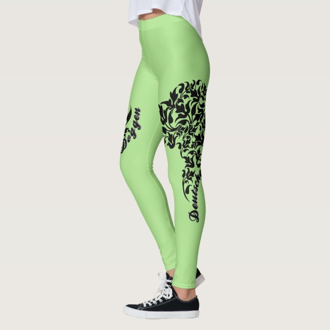 Legging Dogues Alemães florido (Esquerda)