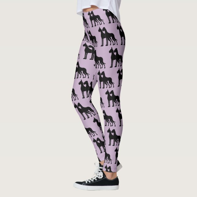 Legging Dogues Alemães pretos (Esquerda)