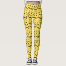 Legging dolar dourado