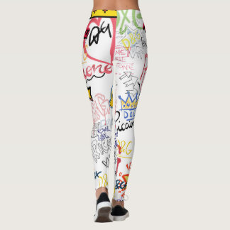 Legging Dolce Gabbana New Season Modern Typography Design