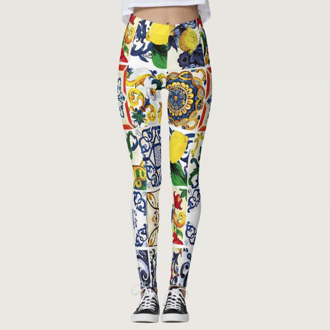 Legging Dolce Gabbana New Season Moderna Typografia Design (Frente)