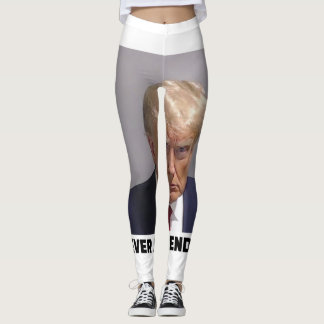 Legging Donald J Trump Mug Shot - Nunca Renda Longa Venda