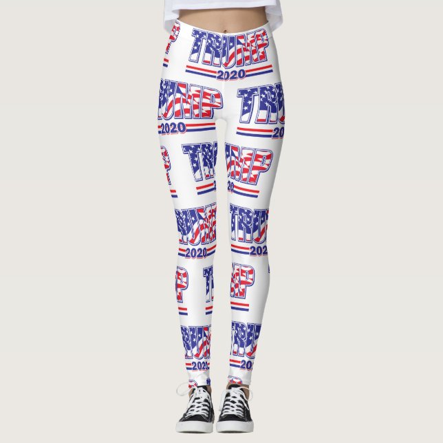 Legging Donald Trump para o presidente Trump 2020 (Frente)