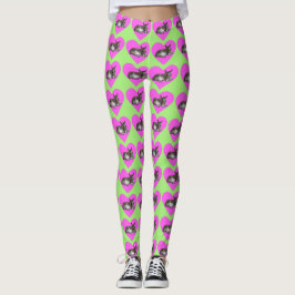 Legging Donkey no Coração Rosa
