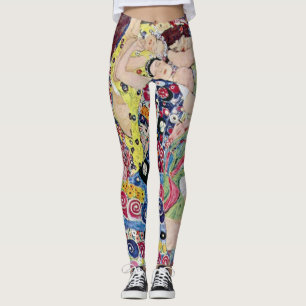 Legging Donzela (Virgem), Gustav Klimt, Arte Nova Vintage