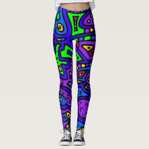 Legging Doodle Espacial #2