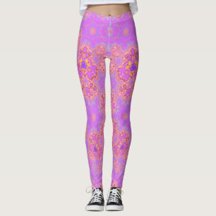 Legging DORMIR DOCE ~ Pernas Florais Rosa