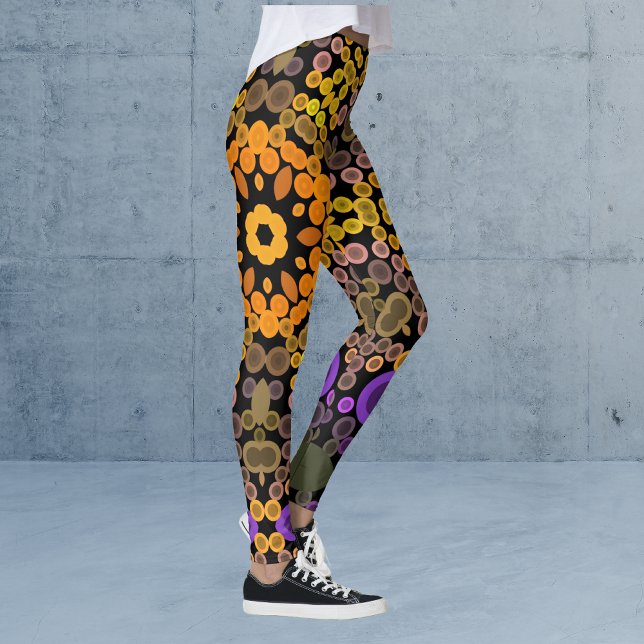 Legging Dot Mandala Flor Amarelo e Puro (Criador carregado)