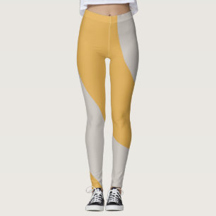 Legging Dourada e Cinza incríveis