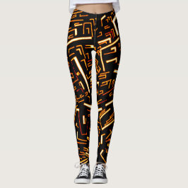Legging Dourada Groovy Preta