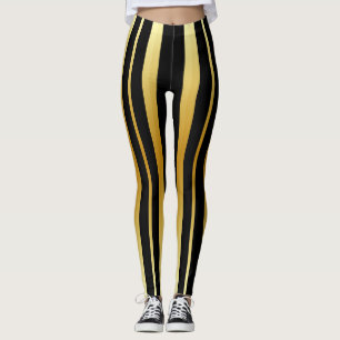 Legging Douradas e pretas